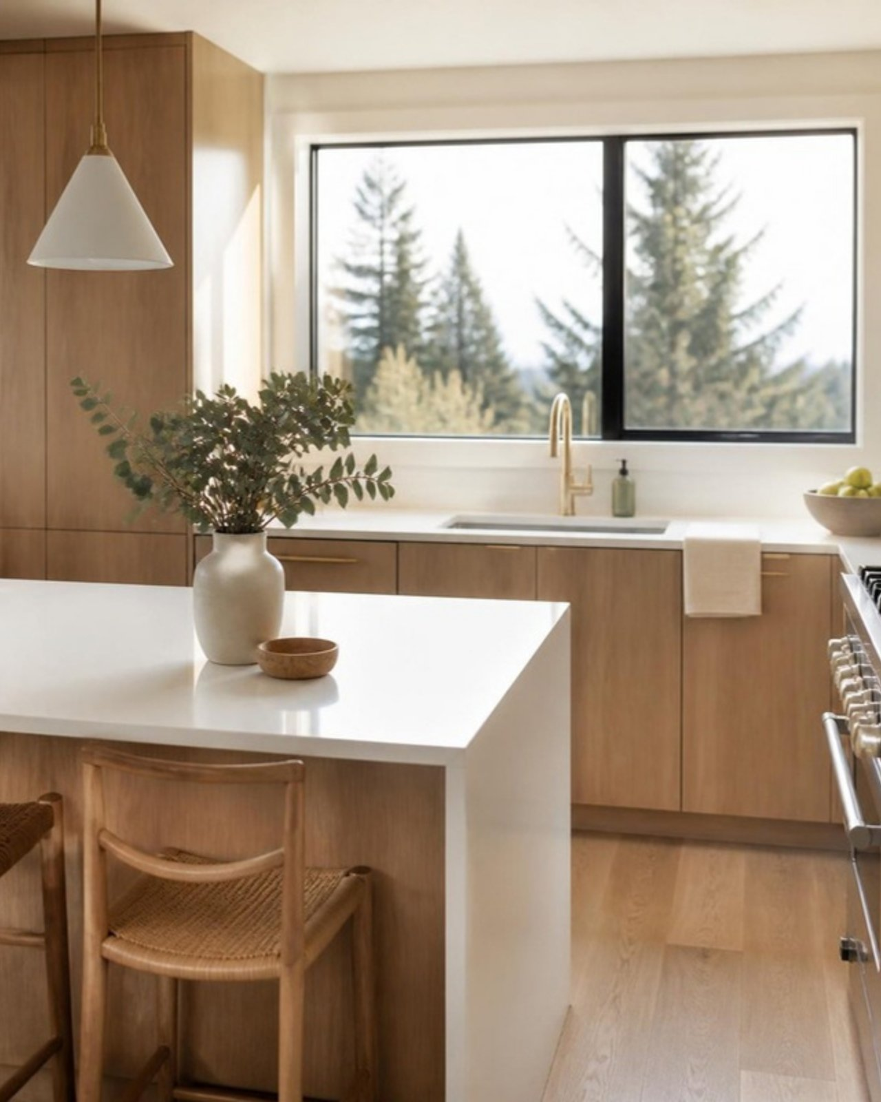 Bright clean kitchen